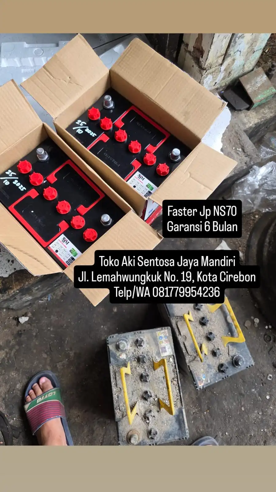 Pemasangan Aki Hybrid