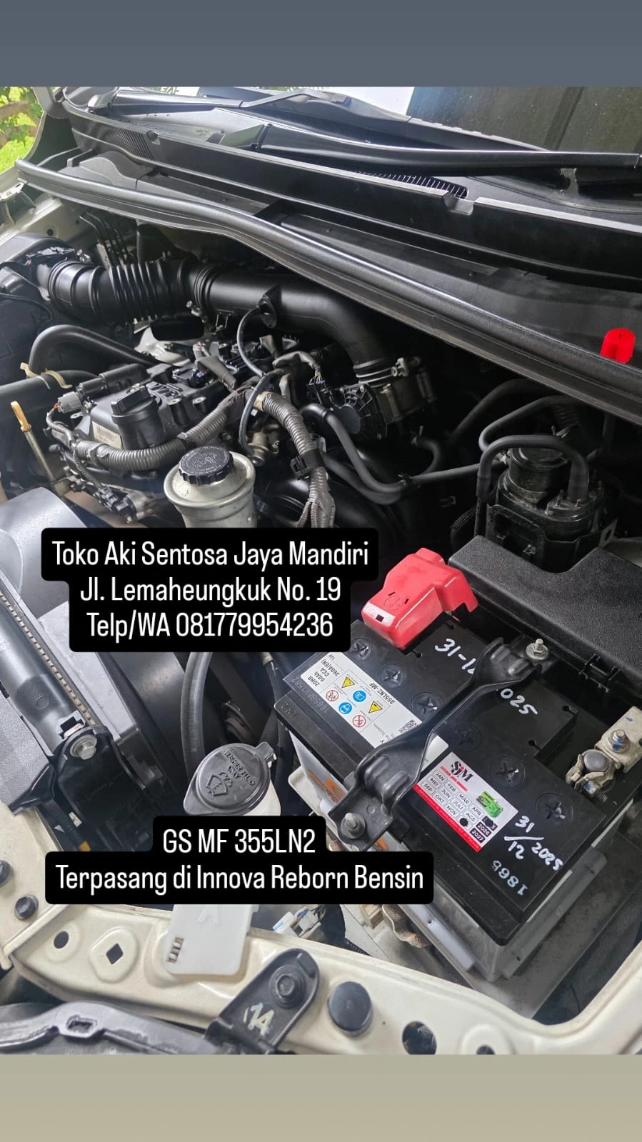 Instalasi Aki Mobil Keluarga