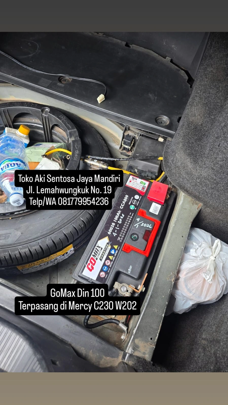 Pemasangan Aki Darurat